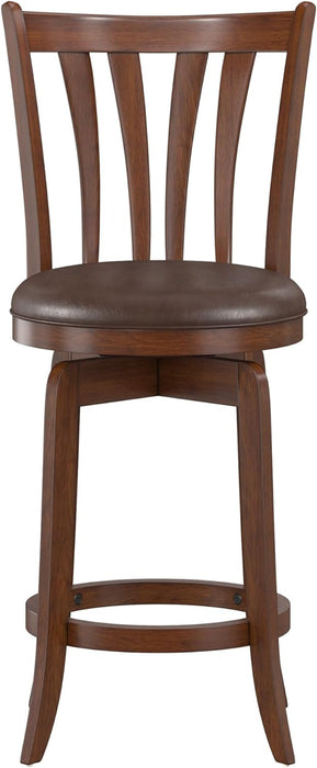 Savana Swivel Counter Stool, Cherry