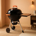 Charcoal Kettle BBQ Grill with Side Table (Rodeo ST-57), 22" – Charcoal Barbecue Grill - Outdoor Smokers and Grills – BBQ with Smoker