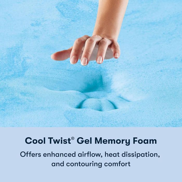 Sleeptrue Firm 12" Queen Memory Foam Mattress in a Box, Cooling, Breathable, and Pressure Relieving - 100 Night Trial, Certipur-Us Certified and 10 Year Limited Warranty