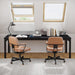 2-Person Home Office Desk, 78.7" Extra Long Computer Desk, Double Workstation for Home Office, Work Desk for Two People (Black)
