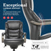 La-Z-Boy Big and Tall Executive Office Chair Lumbar Support, Leather Chair