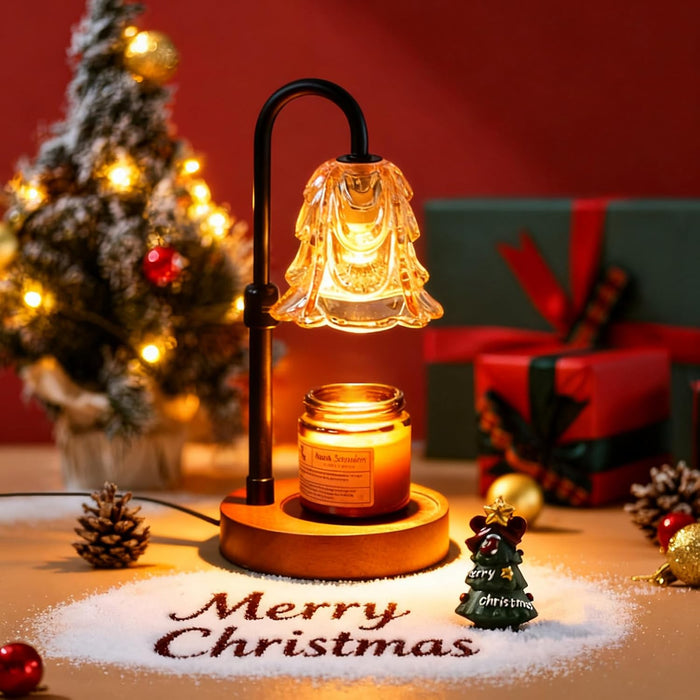 Candle Warmer Lamp Timer Dimmable, Adjustable Brightness&Timer,Smart Candle Melter,Safe&Fast Wax Warmer for Bedroom,Gifts