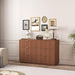 6 Drawer Dresser for Bedroom, 47.3" Wide Modern Chest of Drawers Dresser TV Stand, Wood Drawer Organizer for Living Room, Hallway