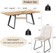 67" Expandable Dining Table Set with Chairs – Modern Rectangular Wooden Table, Space-Saving Multifunctional Furniture for Kitchen, Apartment, or Small Dining Room