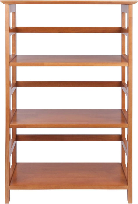 Studio 3-Tier Bookshelf, Honey Pine, 42"