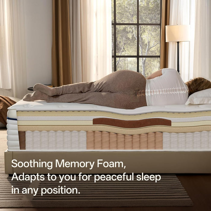 Full Size Memory Foam Hybrid Mattress SerenitySupport