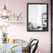 Black Bathroom Mirror 24X32Inches Rectangular Frame