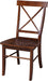 International Concepts X-Back Chair, Espresso