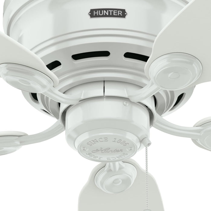 Low Profile IV, Indoor, Ceiling Fan, No Light, 42 Inch, Snow White