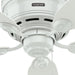 Low Profile IV, Indoor, Ceiling Fan, No Light, 42 Inch, Snow White