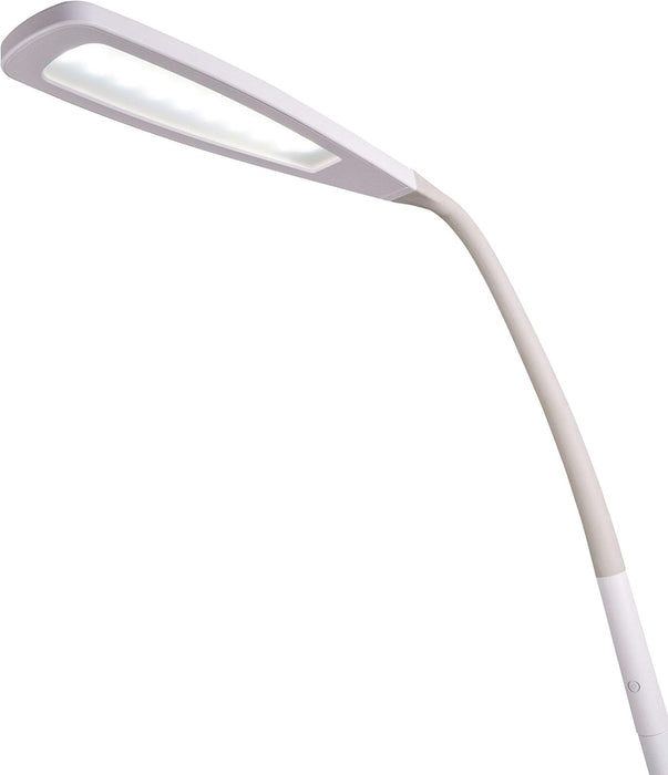 Clearsun Flex LED Floor Lamp with LED Technology - Touch Activated Controls, Adjustable Neck, Smart Memory Feature - Great for Office, Home, Dorm, Bedroom, College, & Living Room