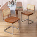 Natural Rattan Dining Chairs Set of 2, Modern Cesca Kitchen Chair