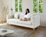 Sofa, 2 Pieces Sofa Set,Oversize 2/3 Seater Extra Deep Seat Sofa,Modern Upholstered Futon White Sofa Couch, Comfy Bouclé Cloud Sofa,Furniture for Living Room,Bedroom,Office,Apartment(White)