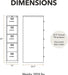 5 Drawer Vertical File Cabinet with Lock, Metal Filing Cabinets with 5 Drawer Letter File for Offices, Hanging Files, and Vertical Letters, 26.5" Deep, Putty