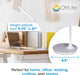Extended Reach LED Desk Lamp, White