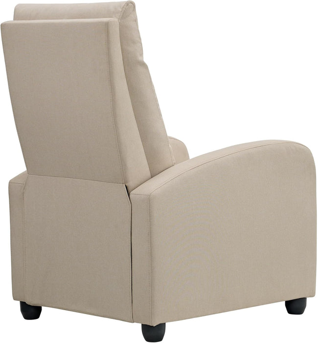 Push-Back Recliner Chair with Lumbar Support