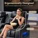 Home Theater Seating, Power Reclining Sofa with Adjustable Headrests, PU Leather 3 Seat Recliner Sofa Couch Set with Ambient Lighting, Cup Holders, USB & Type C Ports, Armrest Storage, Black