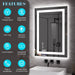 LED Bathroom Mirror, Bathroom Vanity Mirror, 28"X36"