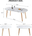 Modern 40"-71" Extendable Oval Dining Table for 4-8, MDF Top with Metal Frame, Space-Saving Expandable Kitchen Table for Home, Office, or Conference Room, Scratch-Resistant & Easy to Assemble