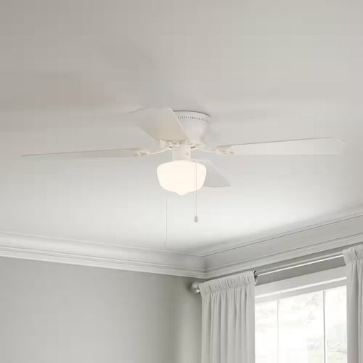 Littleton 42 In. LED Indoor White Ceiling Fan with Light Kit