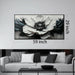 Flower Canvas Art Wall Decor for Living Room - Black and White Hand Painted Painting for Bedroom - Large Picture Frames for Wall Size 29" X 59"