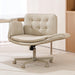 Criss Cross Office Chair, Swivel Makeup Vanity Chair with Wheels
