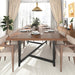 66-86" Extendable Dining Table for 4-10 People, Farmhouse Table,Walnut