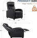 Modern Recliner Sofa with Massage