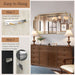 GoldenFoilFinish Ornate Handcrafted 24x48 Wall Mirror