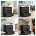 3 Drawer Lateral File Cabinet with Lock, File Cabinet for Home Office,Black