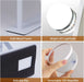 Vanity Mirror with Light Lighted Makeup Mirror Vanity Makeup Mirror Smart Touch Control 3Colors Dimable Light Detachable 10X Magnification 360°Rotation(White)