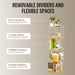 Rotating Bookshelf 360 Degree Revolving 4Tier Wood