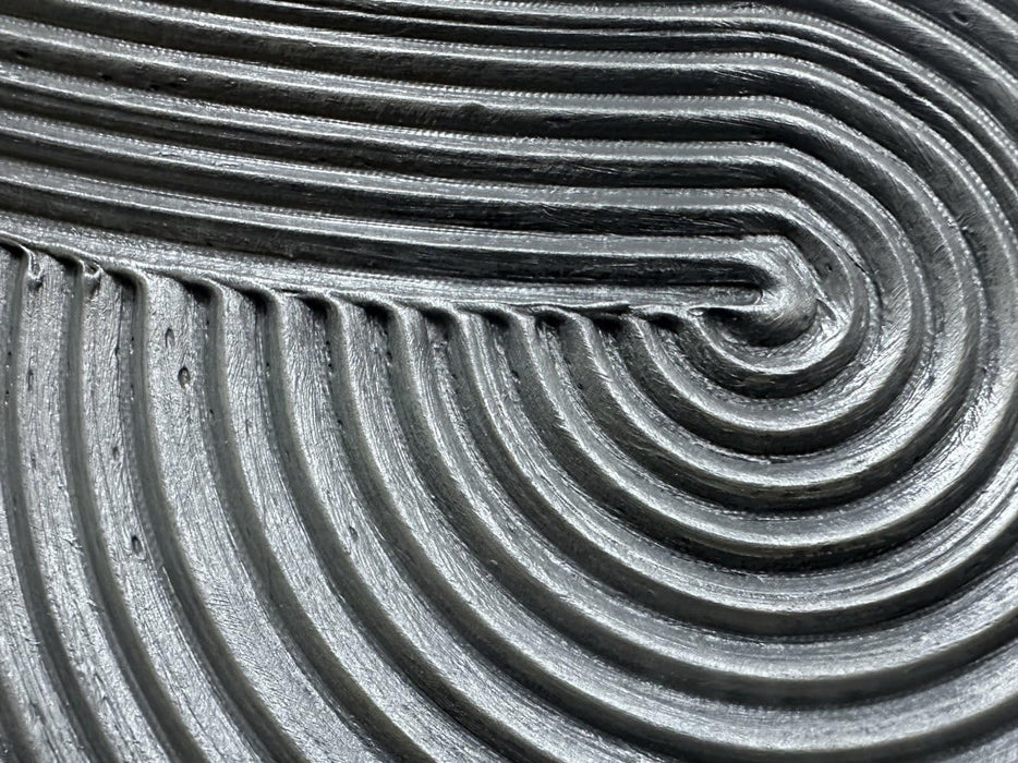 Handmade Modern Abstract Painting 3D Texture Wall Art 28X40 Inches Minimalist Silver Gray Artwork Vertical Painting on Canvas Wall Decor