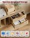 Three Drawer Locking File Cabinet Woodgrain Finish