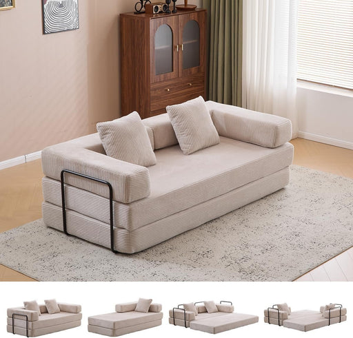 4 In 1 Convertible Folding Sleeper Sofa Bed - ShipItFurniture