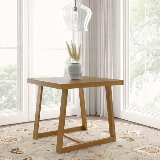 Counter Height Dining Table FortyOneInch Pecan Wirebrush