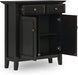 36 Inch Hickory Brown Storage Cabinet With Drawers