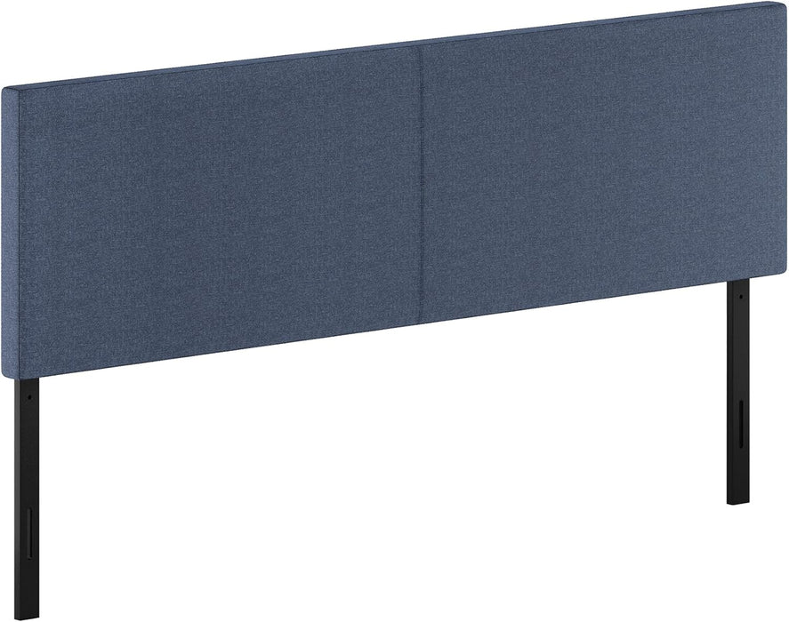 Roanne Upholstered Headboard, King, Denim