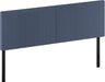Roanne Upholstered Headboard, King, Denim
