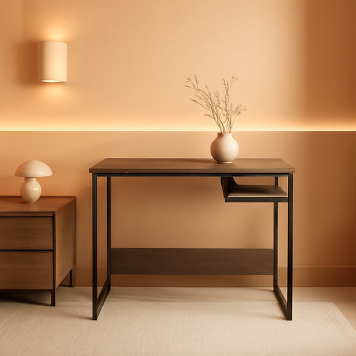 Moretti Lifestyle Study Desk, 35 Inches, Columbia Walnut