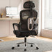 Ergonomic Office Chair with Footrest, 90-145° Reclining Desk Chair