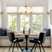 Modern Globe Chandelier 3 Light Mid Century White Milk Glass Vintage Sputnik Chandeliers Gold Pendant Light Fixtures for Dining Room Kitchen Living Room Bedroom