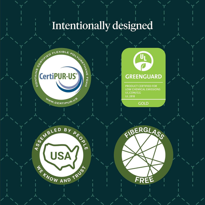 Original Hybrid Medium King Mattress in a Box, Adaptive Foam, Pocketed Coils, Cooling Pressure Relief, 100 Night Trial, Fiberglass Free, Certipur-Us, 10-Year Limited Warranty