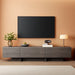 76.4'' Modern TV Stand for Living Room, Mid Century Modern TV Console，Entertainment Center with 3 Drawers, Large Storage Cabinet Table, Media Cabinet for Living Room, Bedroom, Grey