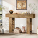Cealform Console Tables for Entryway, 47.2 Inches Long Sofa Table behind Couch, Farmhouse Wooden Style Entry Way Table for Living Room, Hallway, Entrance, Foyer (Light Brown)