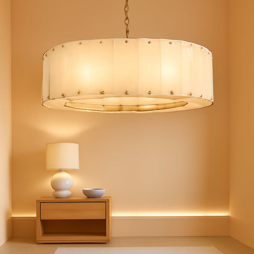 Alabaster Chandelier,D32In Marble round Alabaster Chandeliers,Modern Brass Living Room Chandelier,Adjustable Gold Chandeliers for Dining Room,Bedroom,Bathroom,Foyer,E12 Bulbs Included