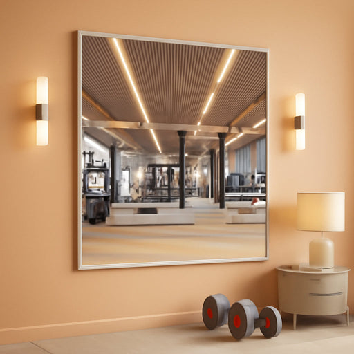 56 X 16 in Home Gym Mirrors, Frameless, 3-Pack