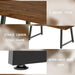 70.9" Industrial Dining Table for 6-8, Rectangle Kitchen Table