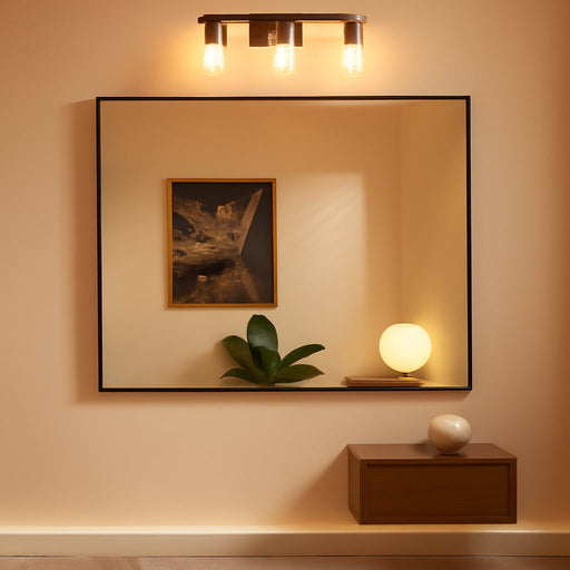 60X40 Inch Large Black Wall Mounted Mirror,Aluminum Framed Decorative Rectangular Bathroom Mirror for Wall over Sink,Vanity Mirror for Bedroom Living Room Bathroom,Functional Oversized Mirror