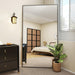 Large Full Length Mirror 78" X 35" - Shatterproof Huge Floor Full Body Mirror with Metal Frame, Freestanding, Wall Mounted, or Wall Leaning for Bedroom, Living Room, Dressing Room, Black